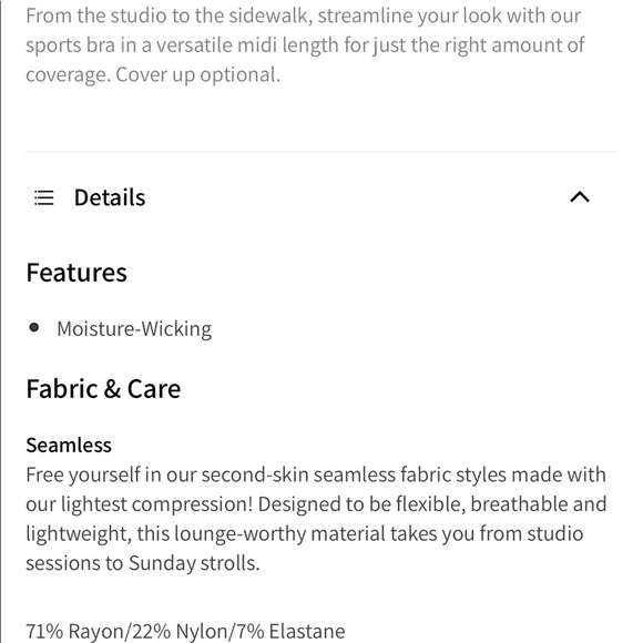 🥳2/$100🥳 Fabletics Iris sweatpants and Jameela Seamless Midi Bra set - Picture 12 of 12